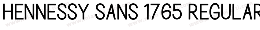 Hennessy Sans 1765 Regular字体转换